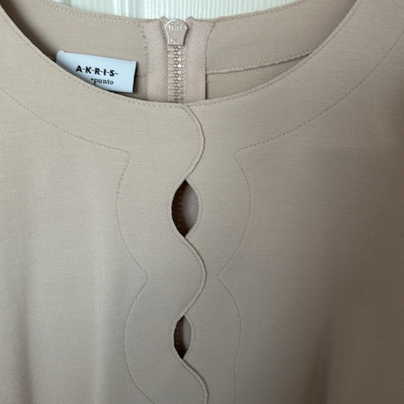 Two-piece blush top and skirt - Picture 4 of 9